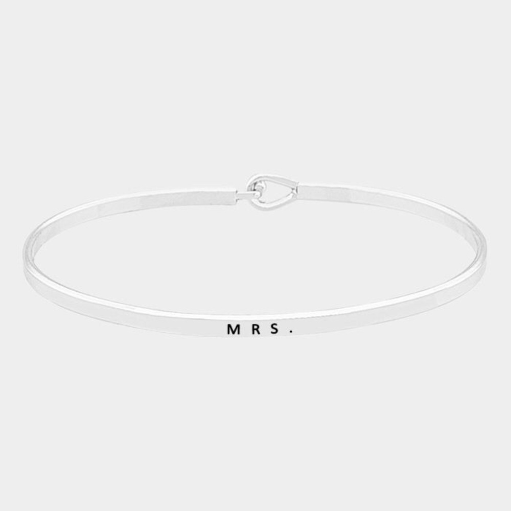Mrs. message bracelet